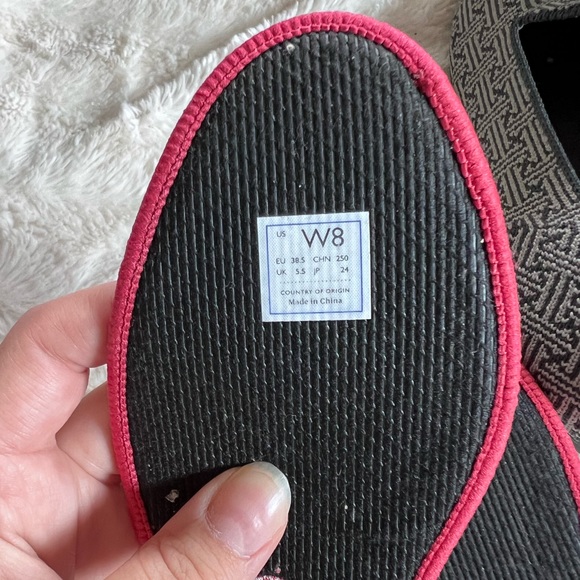 Rothy's Retired Gray Grid Pattern Size 8 - Picture 7 of 7